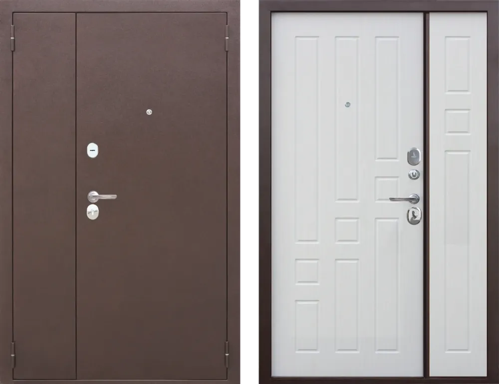 Гарда 7.5 (двупольная) Медный антик Белый ясень 1200*2050 R