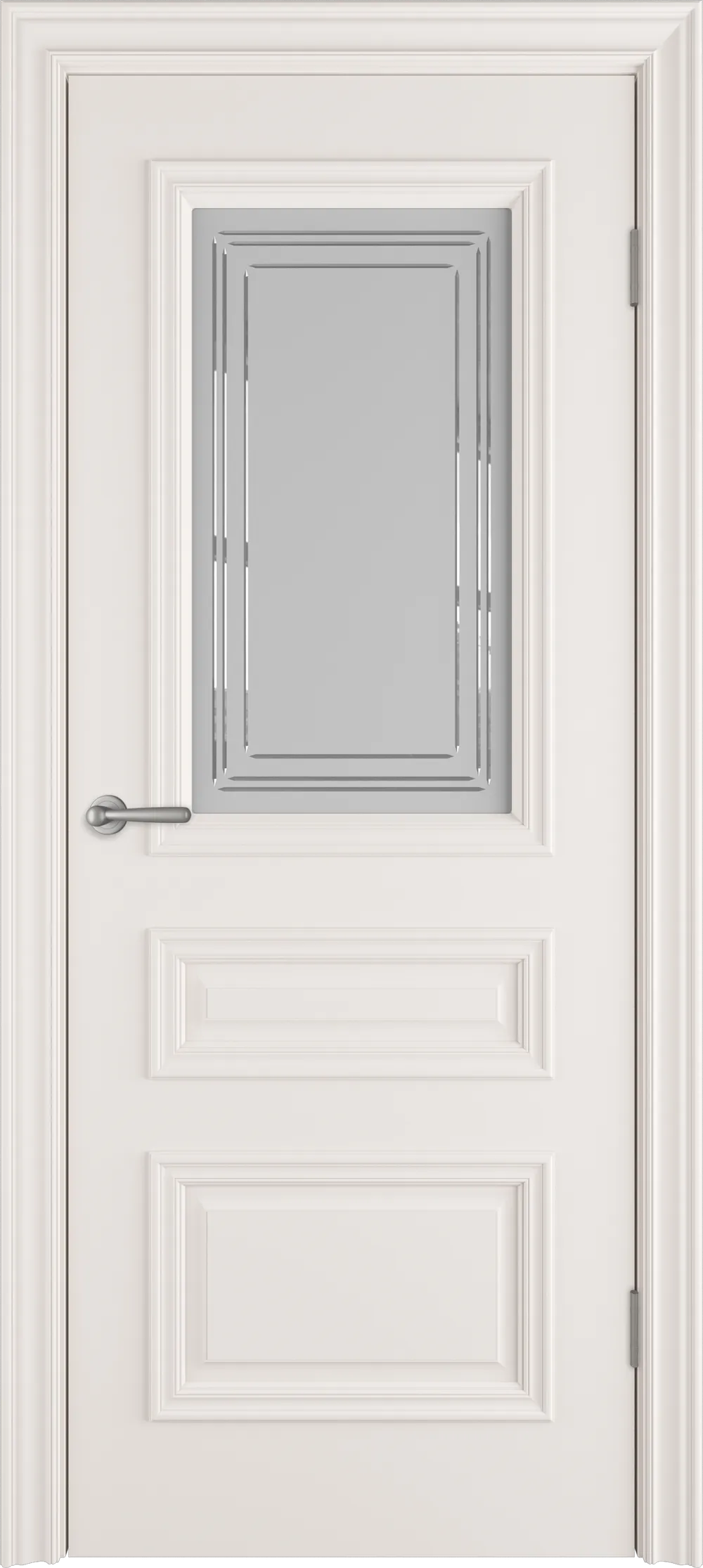 Integra 22.3 ДО Crystal Cloud 800*2000 Слоновая кость эмаль