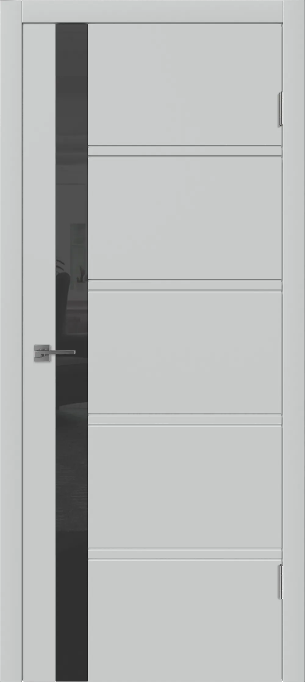 Integra 34 ДО Black gloss 800*2000 Серебро эмаль