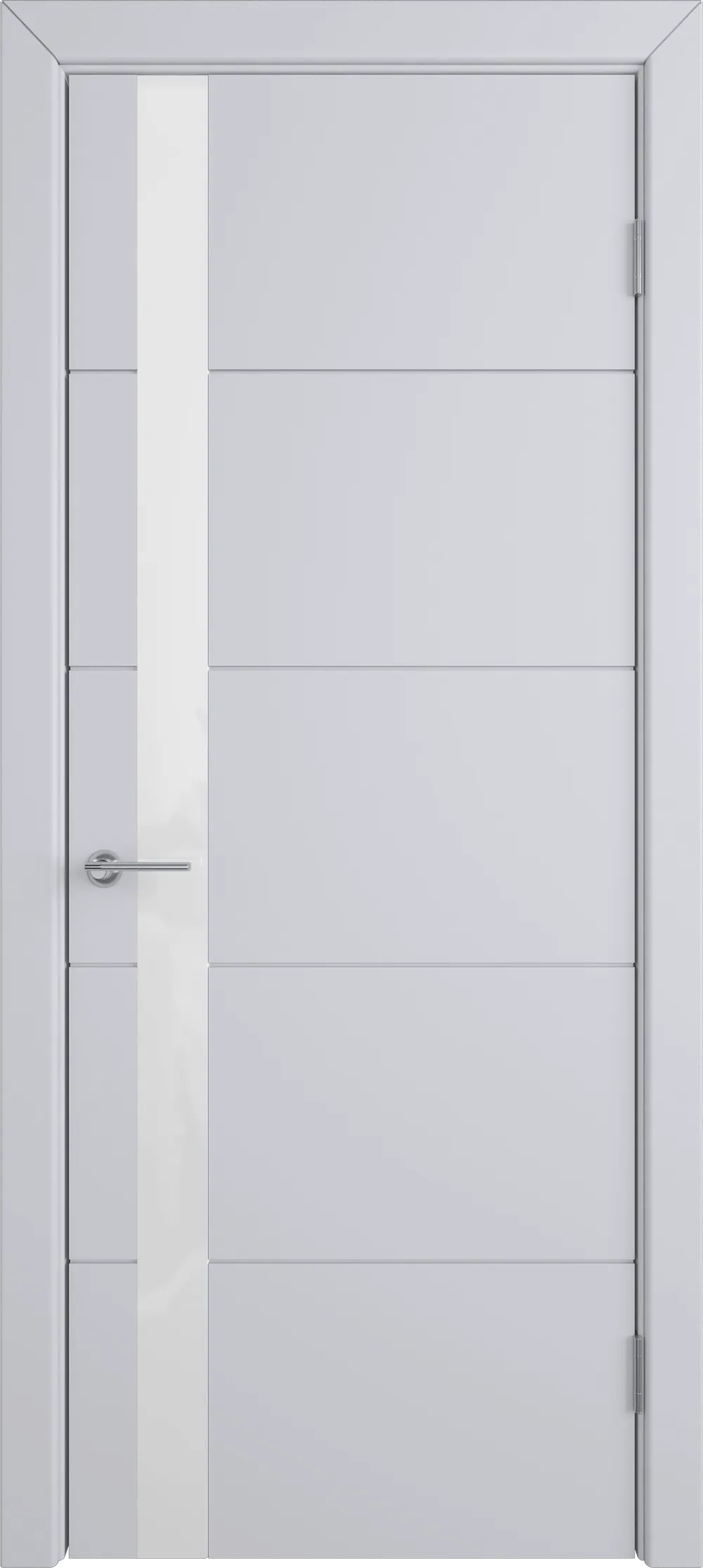 Integra 32 ДО White gloss 800*2000 Светло-серая эмаль