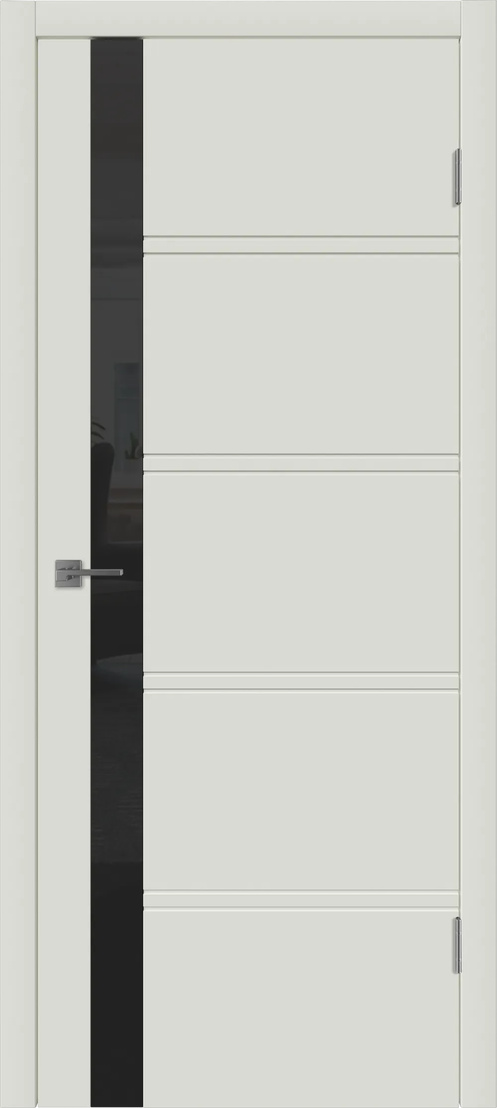 Integra 34 ДО Black gloss 800*2000 Магнолия эмаль