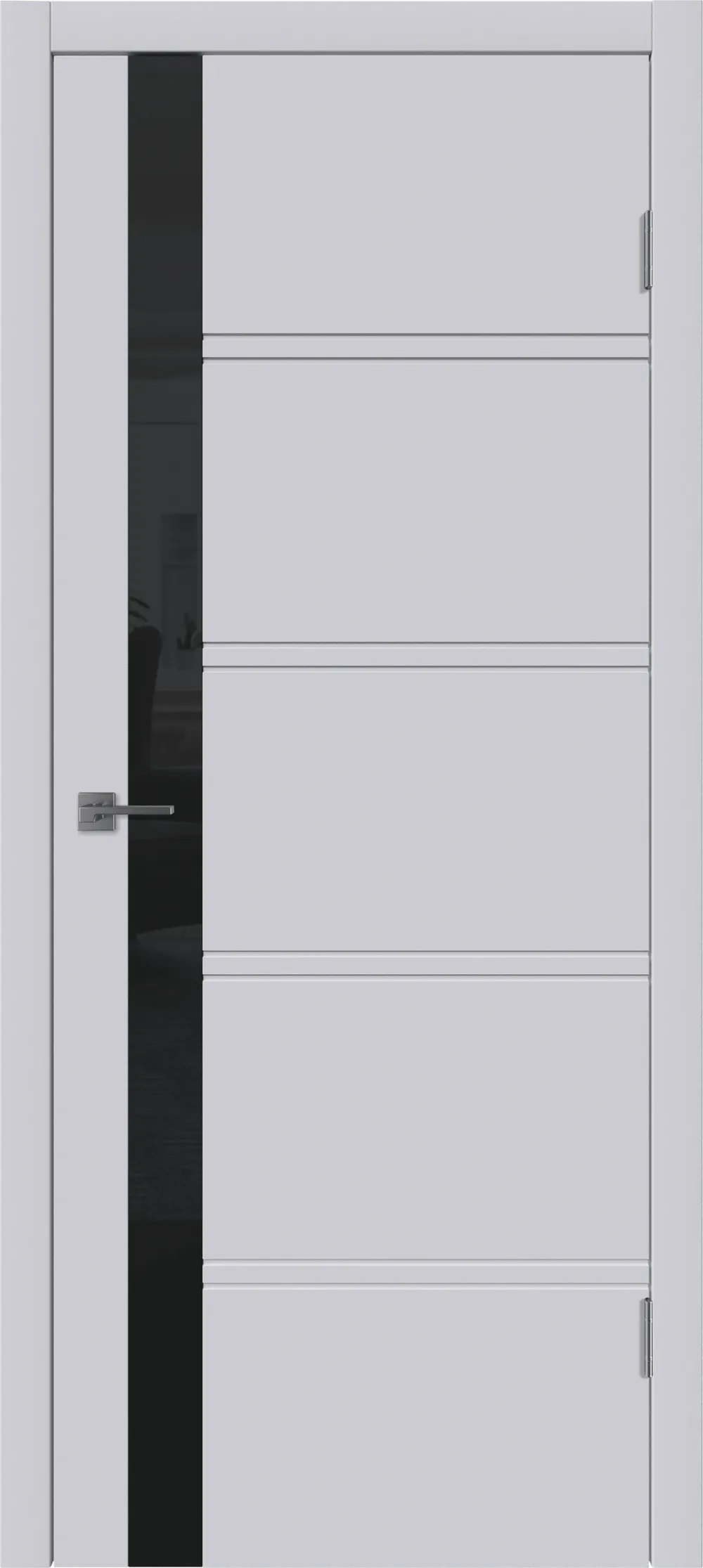 Integra 34 ДО Black gloss 800*2000 Светло-серая эмаль