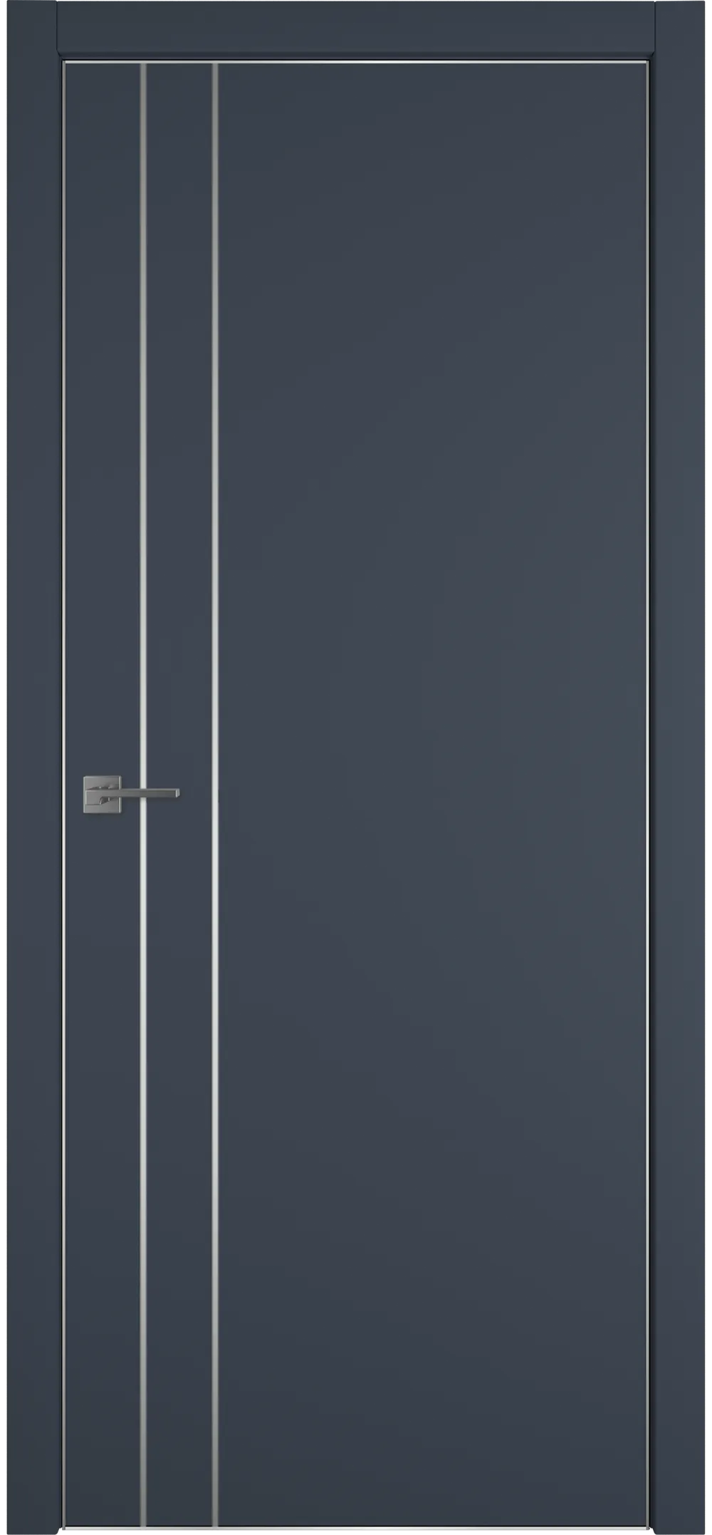 Witon 2 VM 800*2000 Navy Silver Edge Молдинг серебро накладной