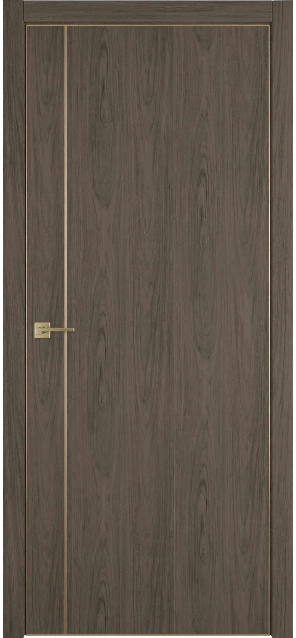 Witon 1 VM 800*2000 Орех горный Gold Edge Молдинг золото накладной