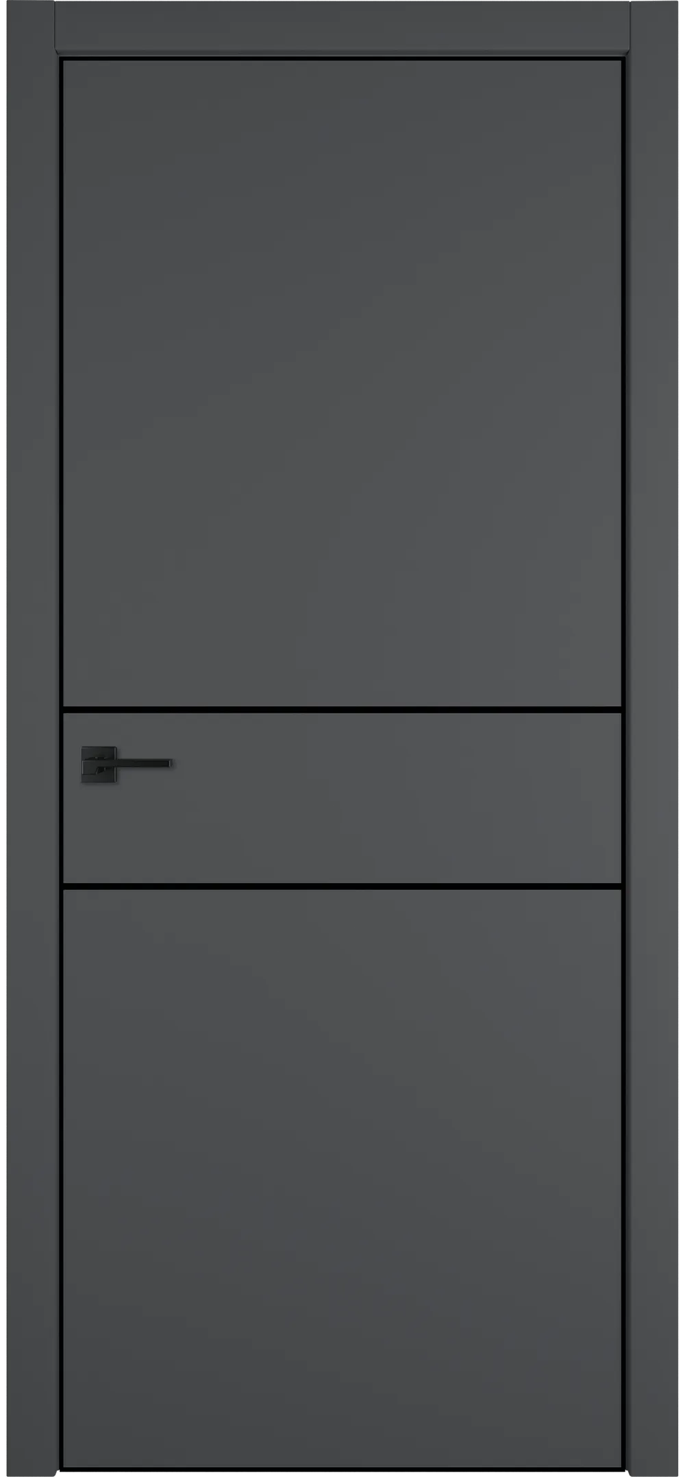 Witon 2 800*2000 Grey Black Edge Молдинг Черный