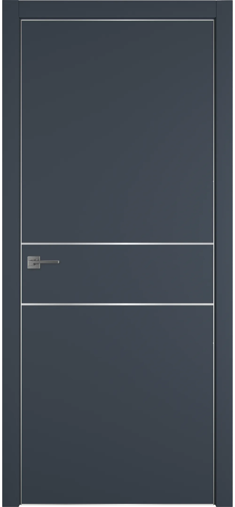Witon 2 800*2000 Navy Silver Edge Молдинг Серебро