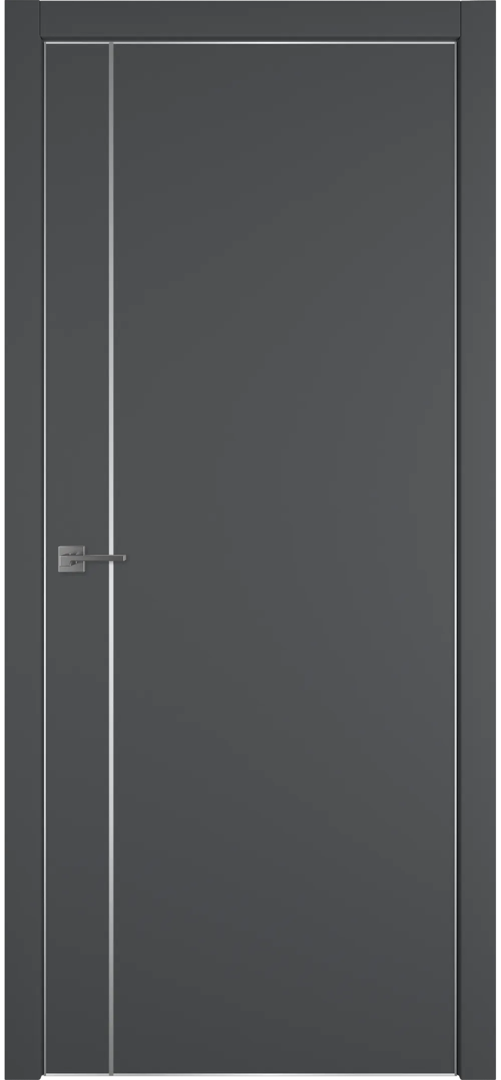 Witon 1 VM 800*2000 Grey Silver Edge Молдинг серебро накладной