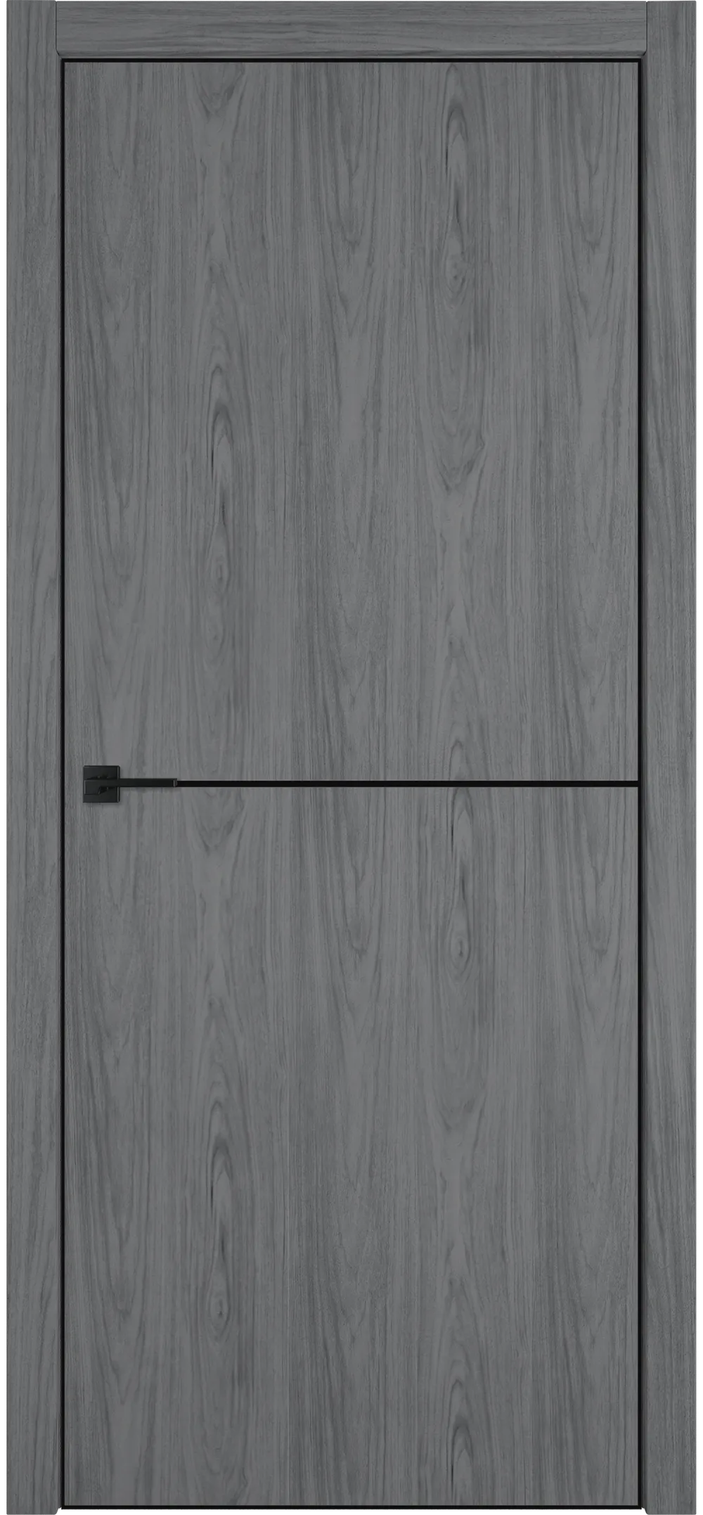 Witon 1 REVERSE 800*2000 Орех пепельный Black Edge Молдинг Черный зпп Eclipse зпз 196 зам. М1895BL R