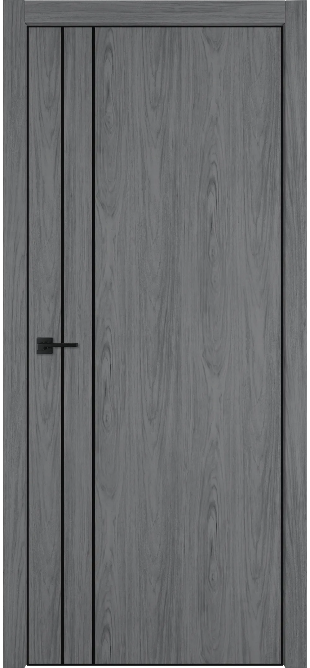 Witon 2 VM REVERSE 800*2000 Орех пепельный Black Edge Молдинг Черный зпп Eclipse зпз 196 зам. М1895BL R