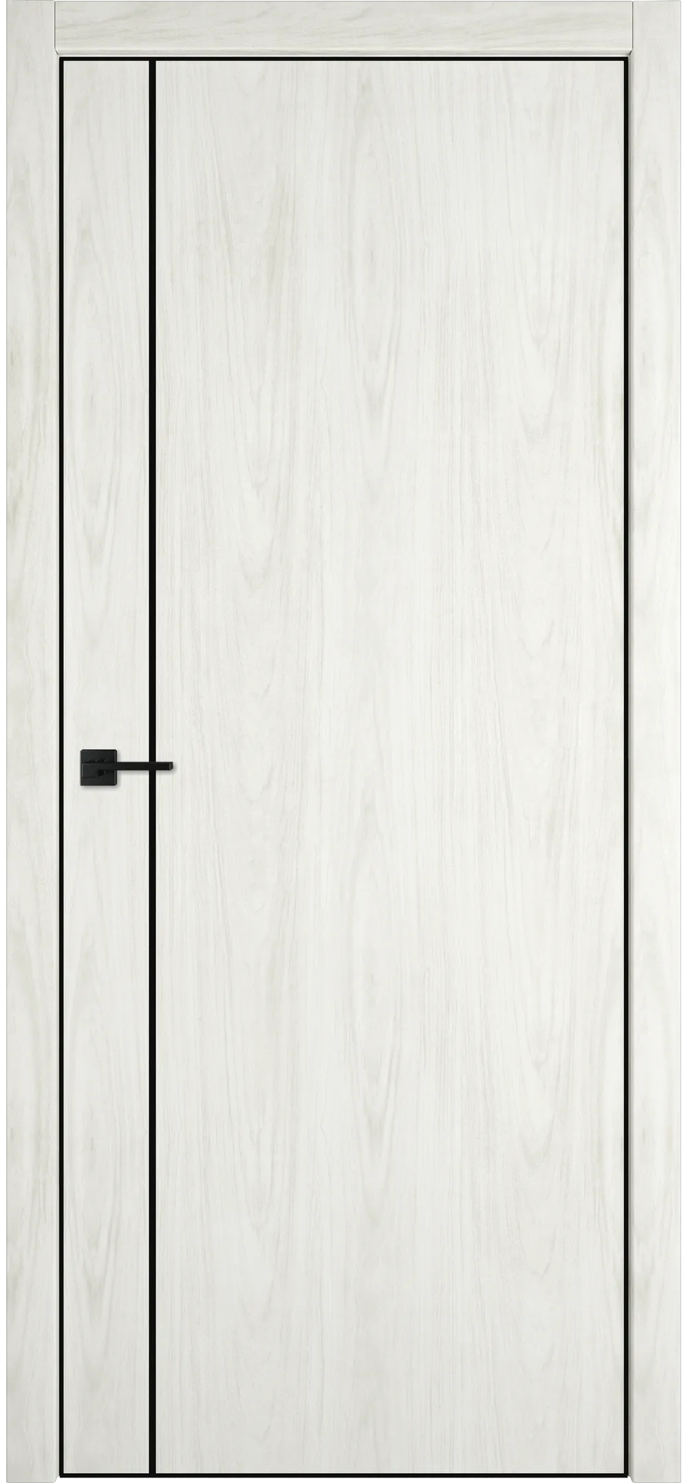 Witon 1 VM REVERSE 800*2000 Орех молочный Black Edge Молдинг Черный зпп Eclipse зпз 196 зам. М1895BL R