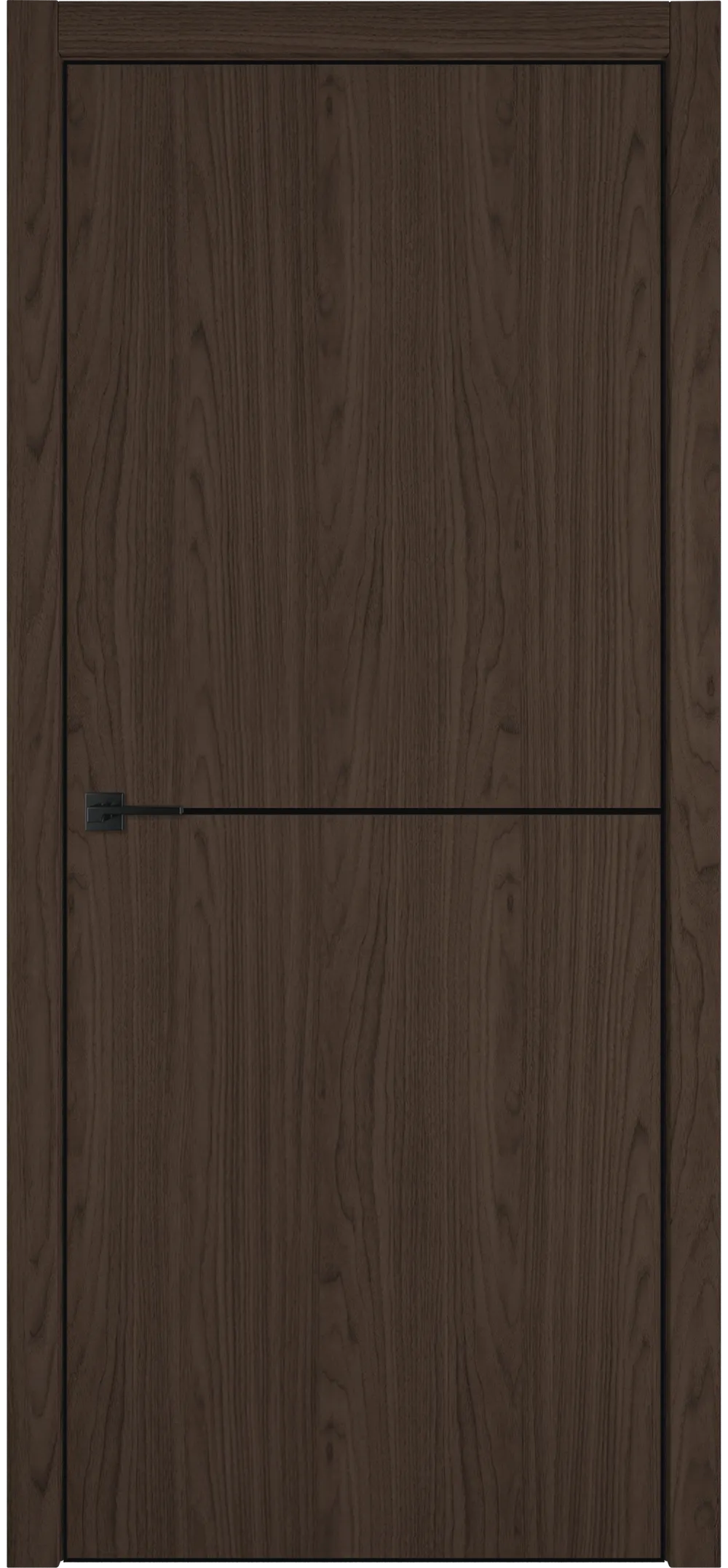 Witon 1 REVERSE 800*2000 Орех брандо Black Edge Молдинг Черный зпп Eclipse зпз 196 зам. М1895BL R