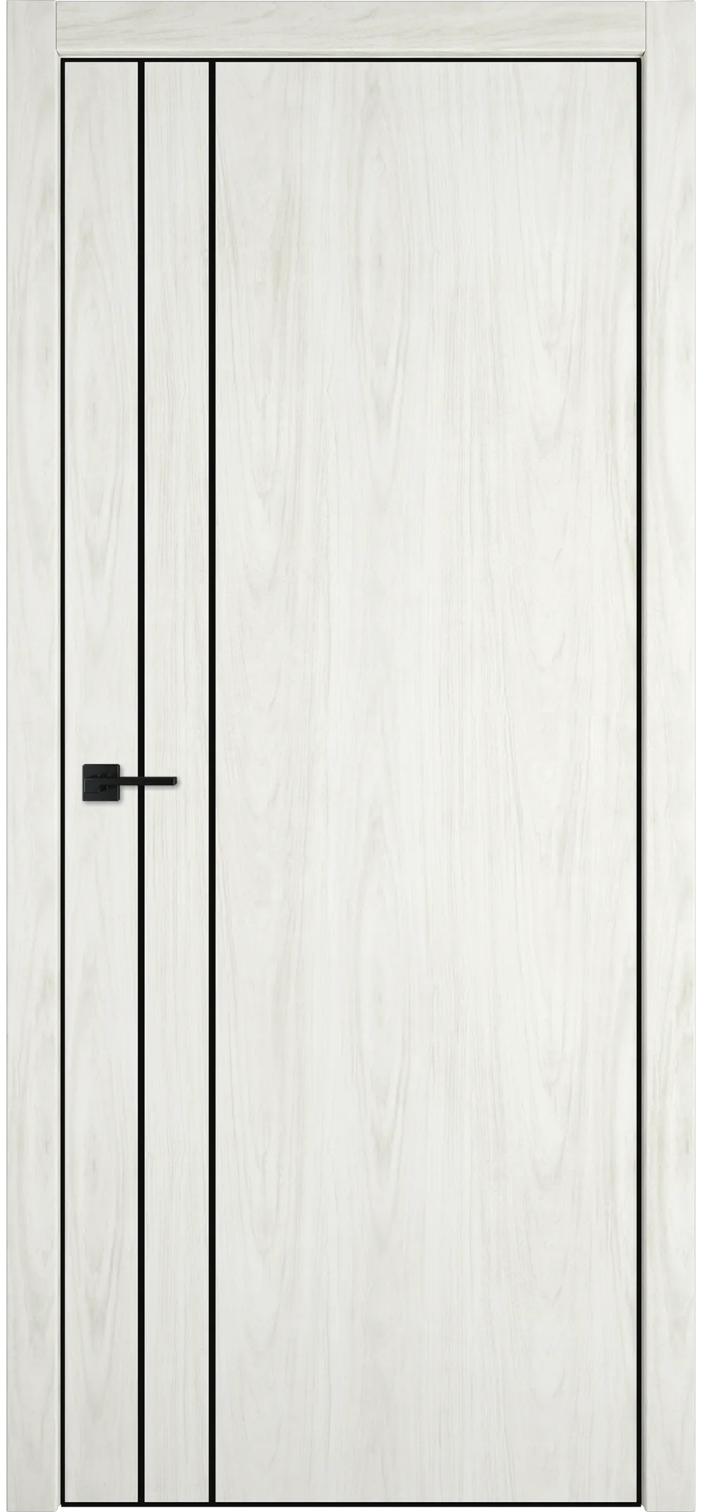 Witon 2 VM REVERSE 800*2000 Орех молочный Black Edge Молдинг Черный зпп Eclipse зпз 196 зам. М1895BL R
