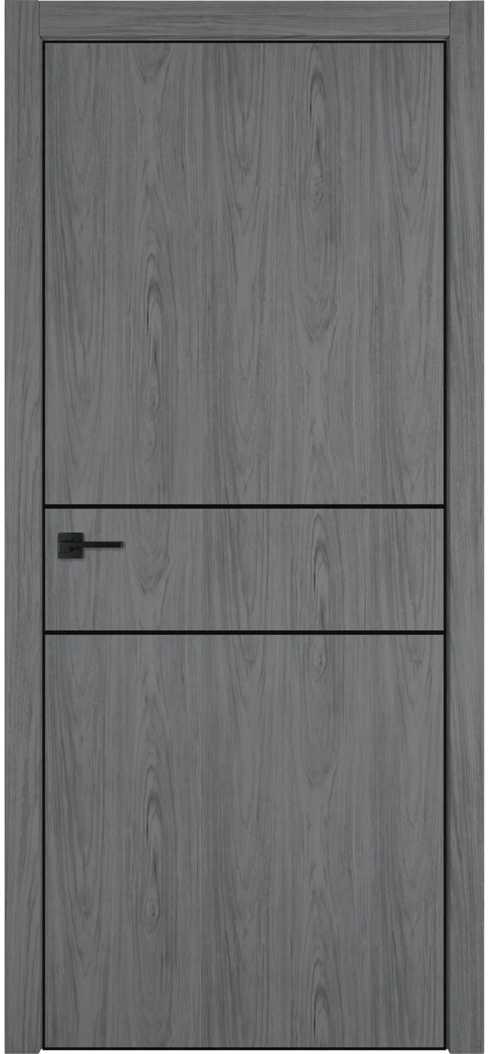 Witon 2 REVERSE 800*2000 Орех пепельный Black Edge Молдинг Черный зпп Eclipse зпз 196 зам. М1895BL R
