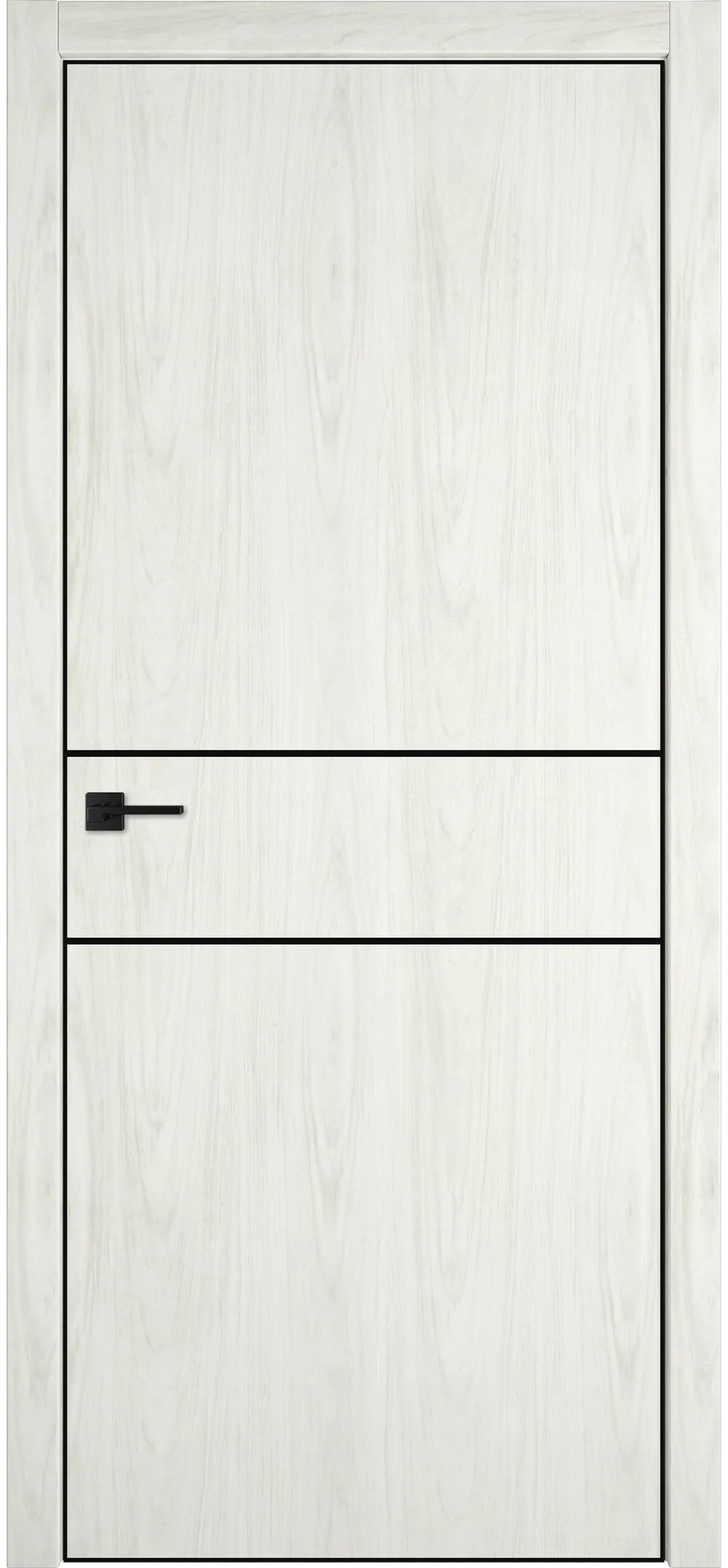Witon 2 REVERSE 800*2000 Орех молочный Black Edge Молдинг Черный зпп Eclipse зпз 196 зам. М1895BL R