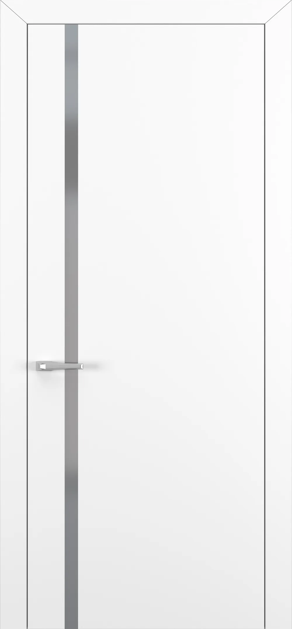 Актива ТК1 Silver Grey 800*2000 Белый матовый ABS