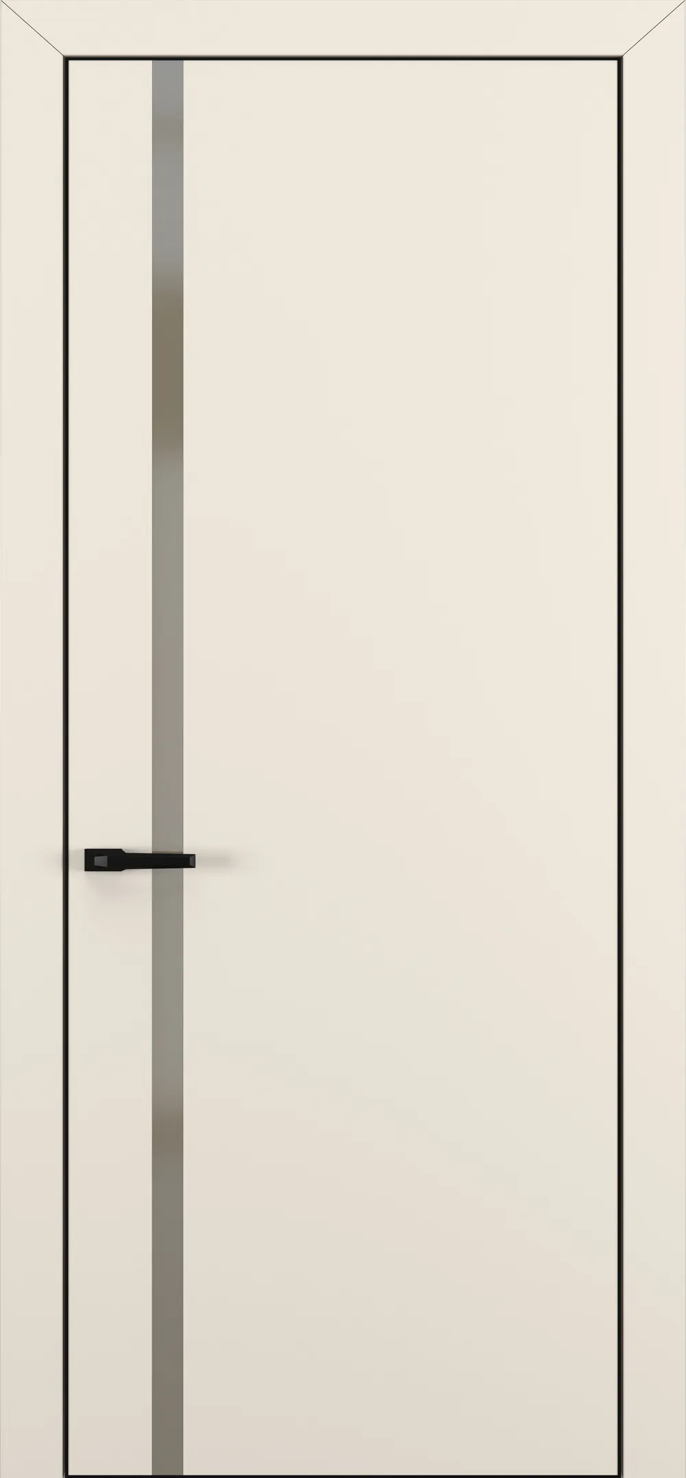 Актива ТК1 Silver Bronze 800*2000 Матовый крем ALU Черная с 4-х