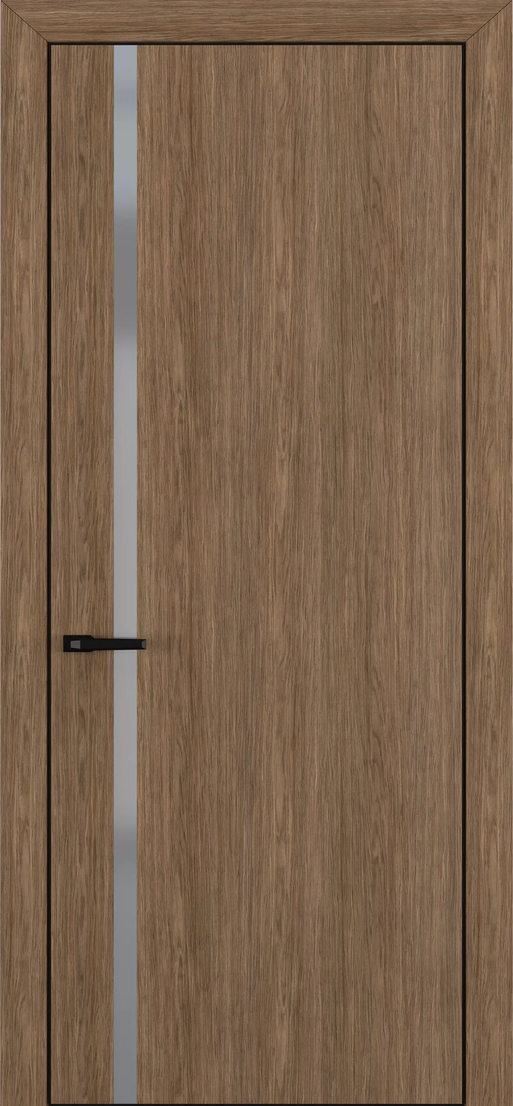 Актива ТК1 Silver Grey 800*2000 Орех шоколад ALU Черная с 4-х