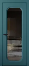 Aero 2 ДО Рифленое стекло ФЛУТС графит Софт атлантик ПВХ в цвет полотна с 2-х сторон Врезка 0 (38)