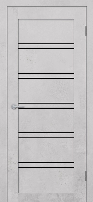 ST5 ДО Lacobel черный лак Бетон белый