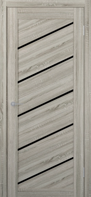 ST7 ДО Lacobel черный лак Сонома грей