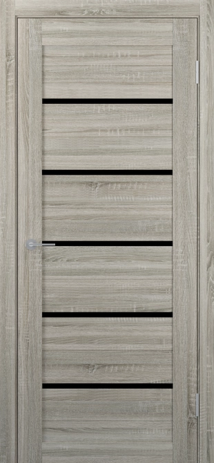 ST1 ДО Lacobel черный лак Сонома грей
