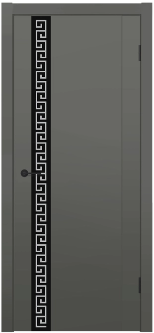 MX 13 ДО Lacobel черный с рисунком Графит полипропилен